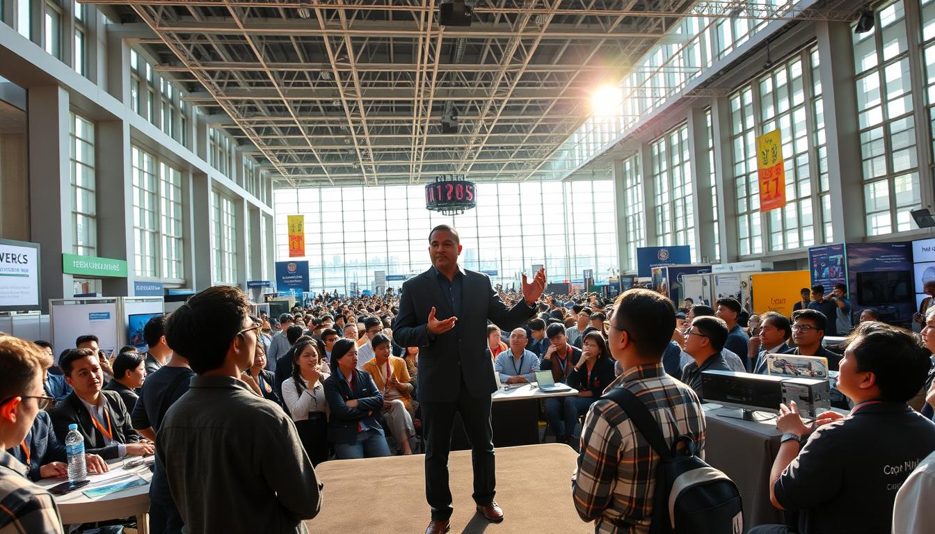 Tgk. Paulin Salahudin, S.Kom Resmi kritik di Pameran Teknologi Internasional